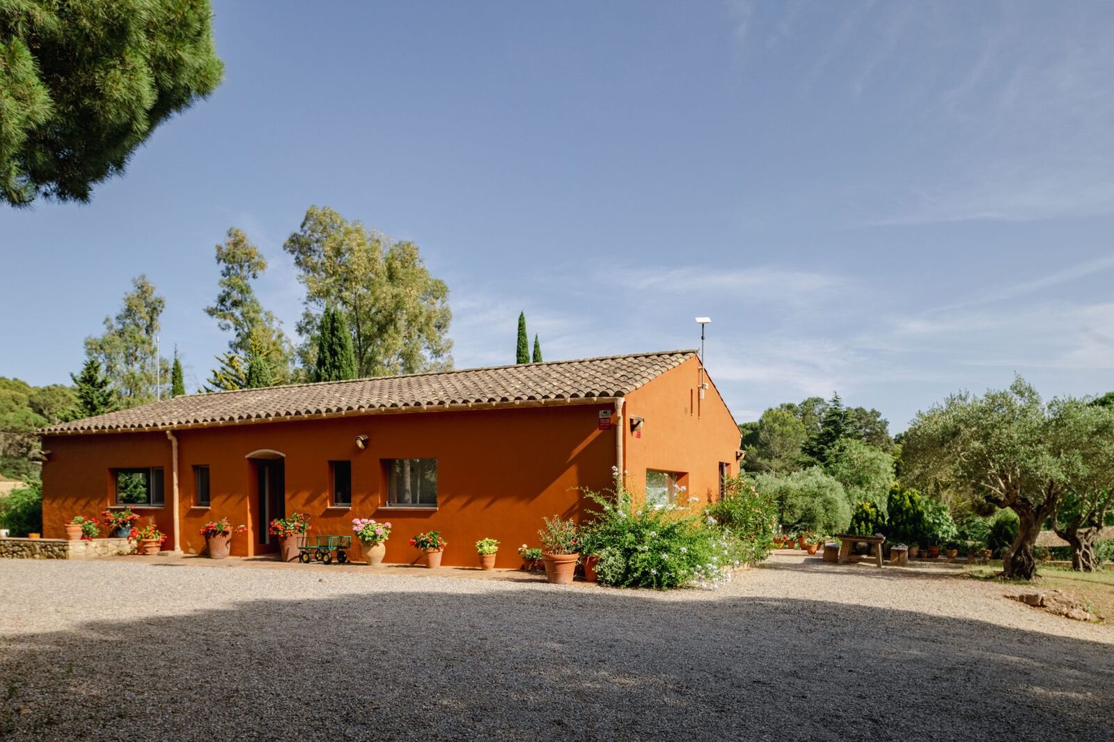 The main house